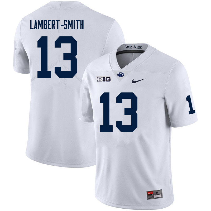 Men #13 KeAndre Lambert-Smith Penn State Nittany Lions College Football Jerseys Sale-White